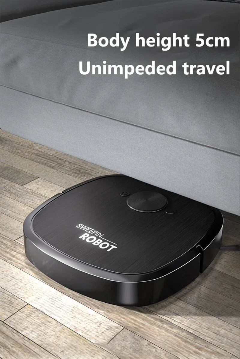 3-in-1 Robot Vacuum Cleaner — Sweep, Mop & Sterilize | USB Charging | Fully Automatic