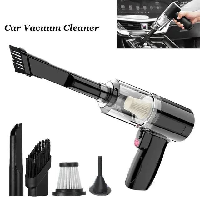Mini Cordless Vacuum Cleaner — 2000Pa Strong Suction | Rechargeable | Car, Keyboard & Home
