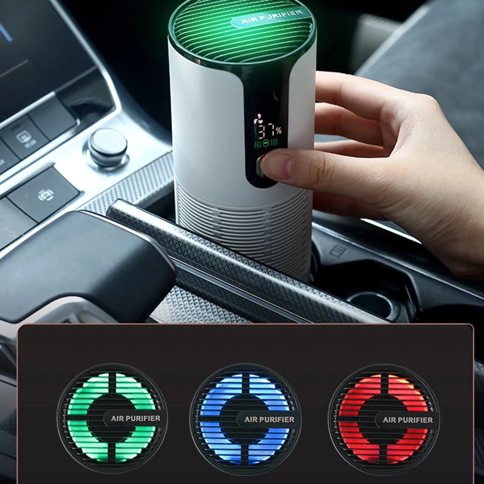 FREEPOWER Air Purifier & Humidifier — USB Powered | Car & Home Use