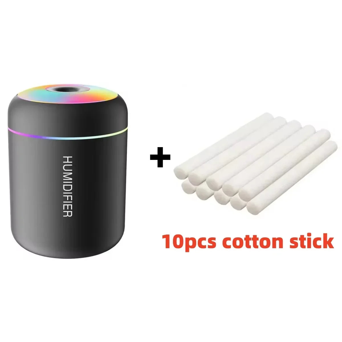 Mini USB Humidifier & Aroma Diffuser — 180ML | Ultrasonic Mist | Car, Home & Bedroom