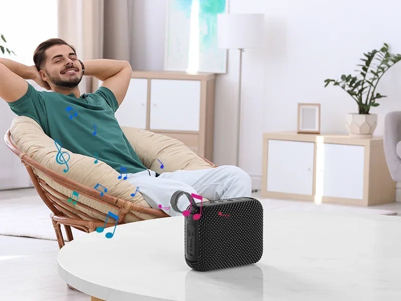 Bluetooth Speaker 10W — 30Hr Battery | IP7 Waterproof | TWS Outdoor & Shower Speaker
