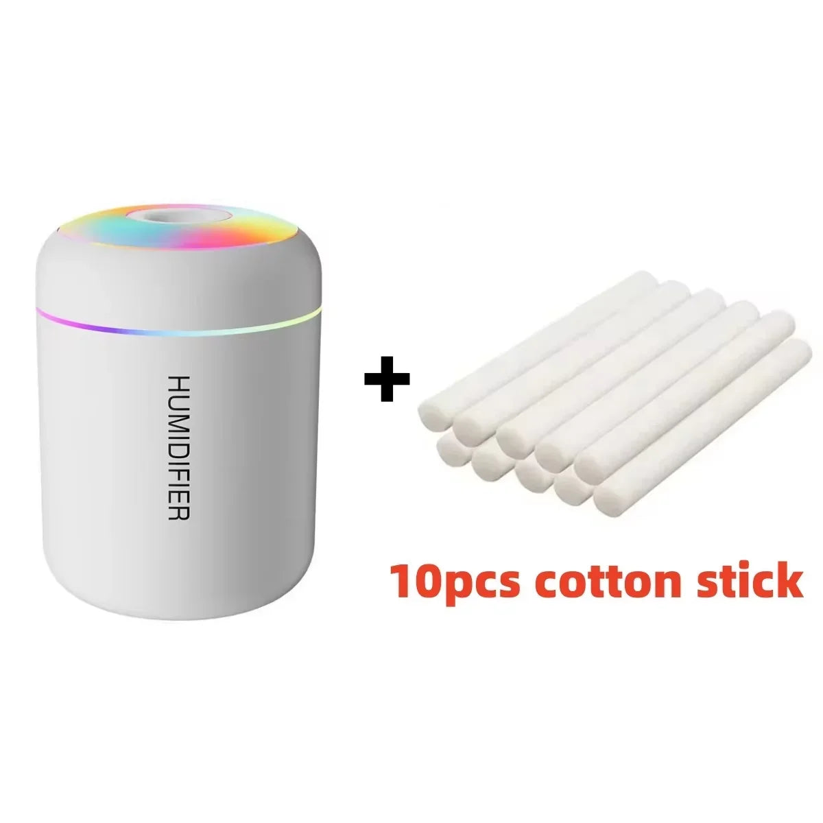 Mini USB Humidifier & Aroma Diffuser — 180ML | Ultrasonic Mist | Car, Home & Bedroom