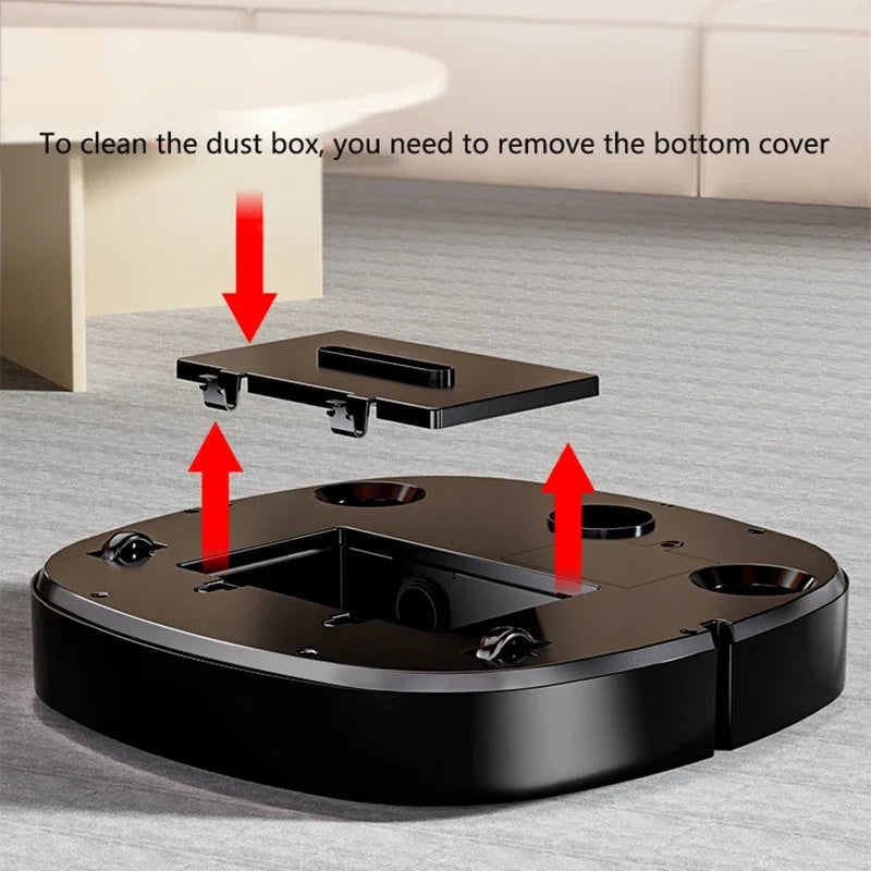 3-in-1 Robot Vacuum Cleaner — Sweep, Mop & Sterilize | USB Charging | Fully Automatic