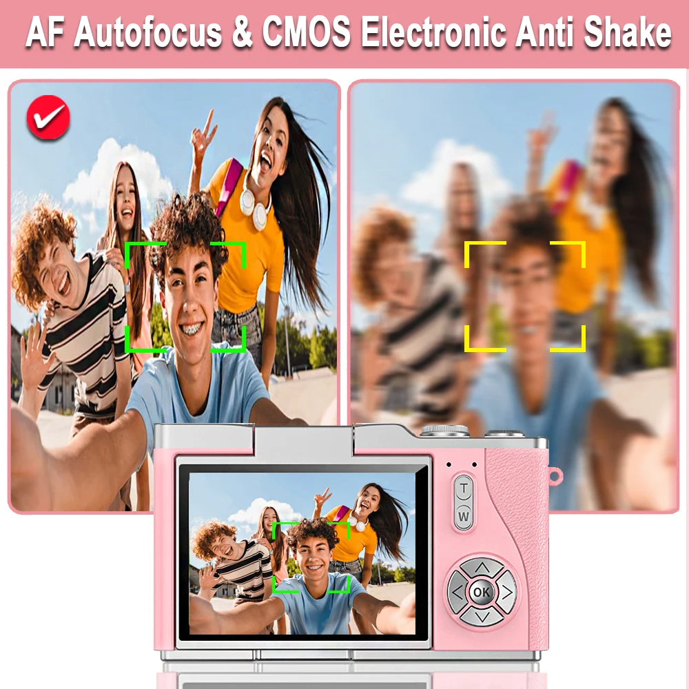 48MP Compact Digital Camera | LK003 & LK007 Models | Great for Kids, Teens & Beginners