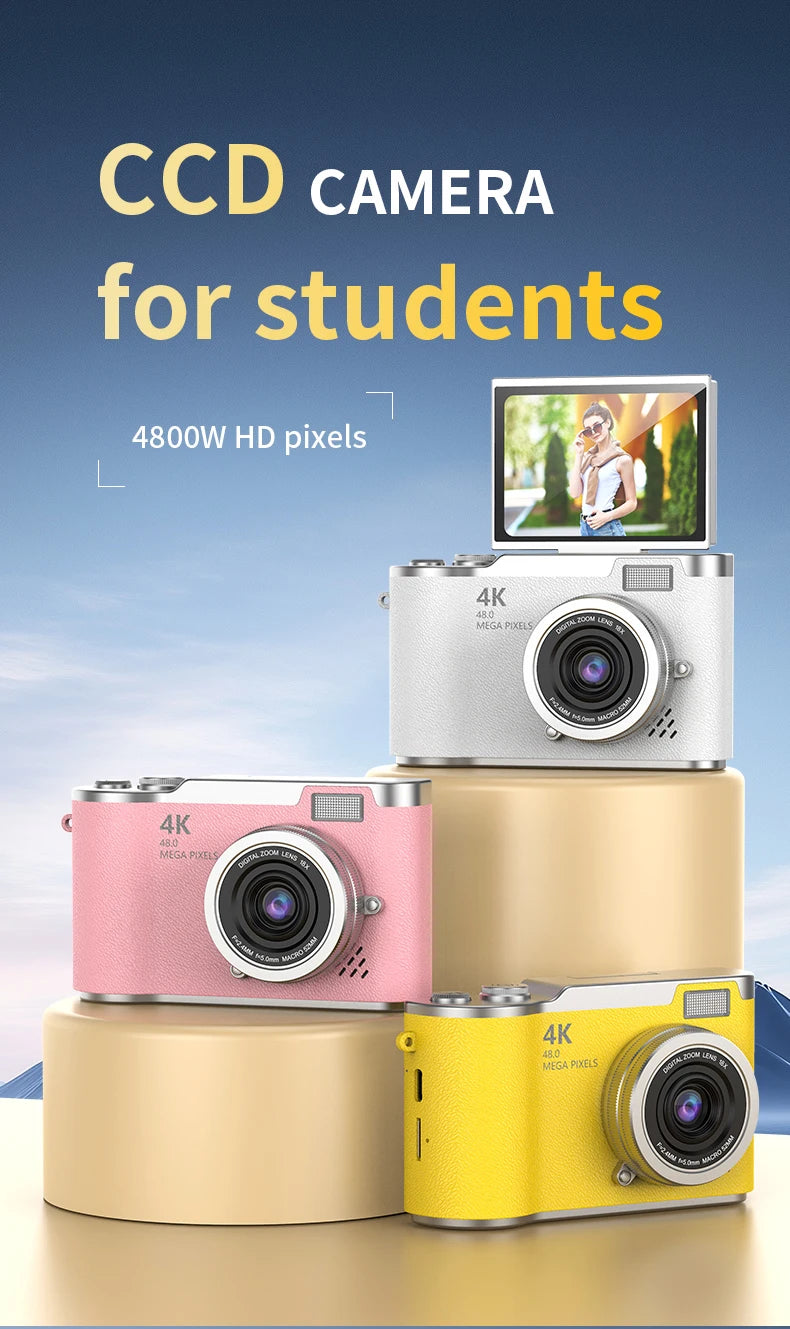 48MP Compact Digital Camera | LK003 & LK007 Models | Great for Kids, Teens & Beginners