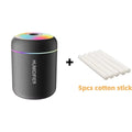 Mini USB Humidifier & Aroma Diffuser — 180ML | Ultrasonic Mist | Car, Home & Bedroom