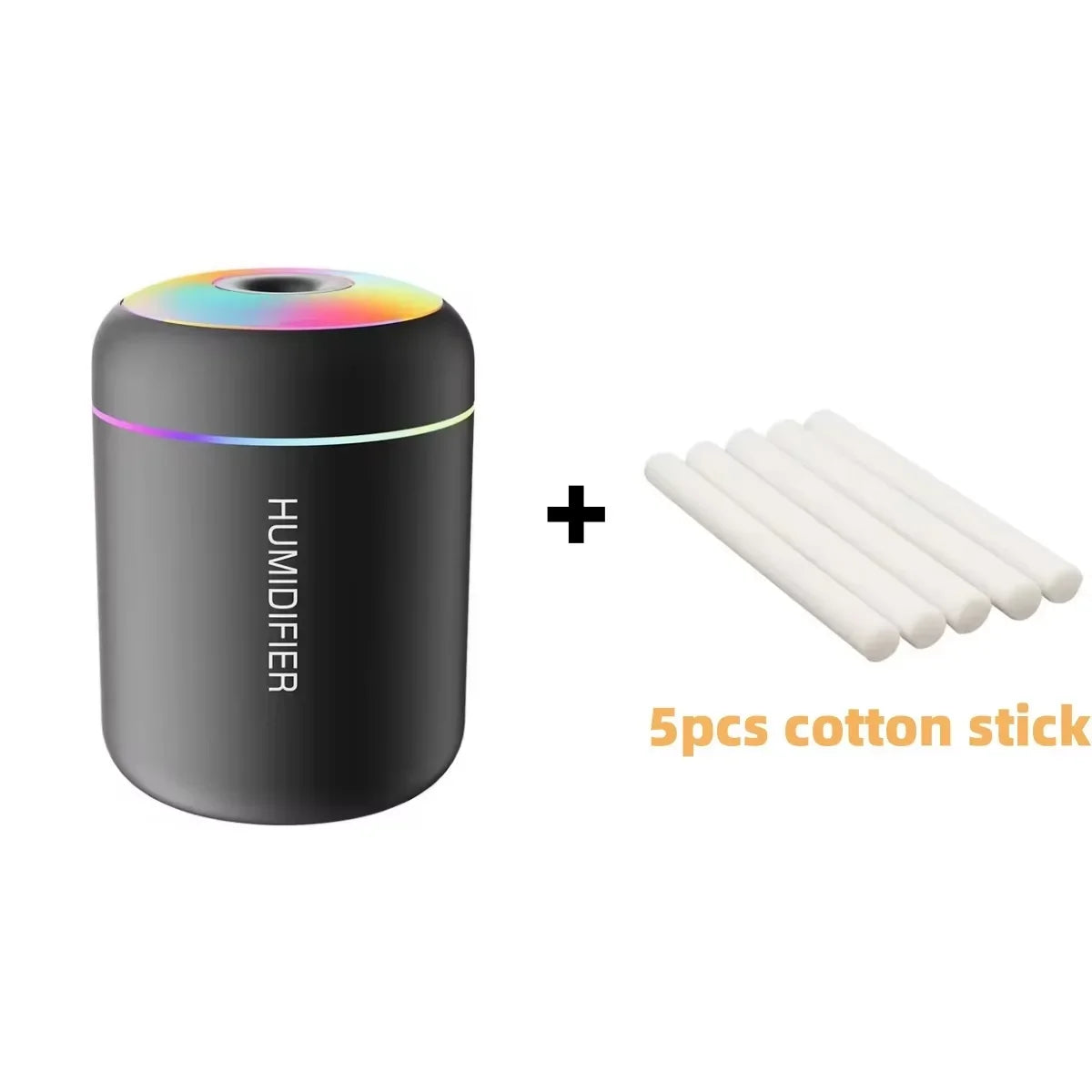 Mini USB Humidifier & Aroma Diffuser — 180ML | Ultrasonic Mist | Car, Home & Bedroom