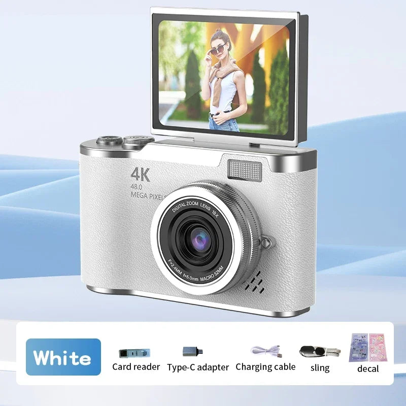 48MP Compact Digital Camera | LK003 & LK007 Models | Great for Kids, Teens & Beginners