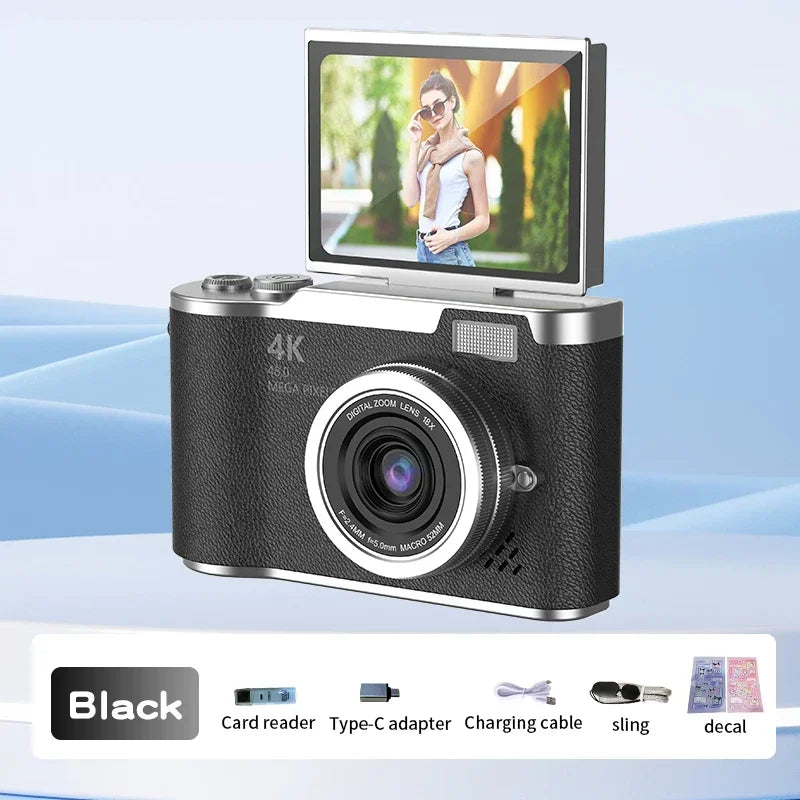 48MP Compact Digital Camera | LK003 & LK007 Models | Great for Kids, Teens & Beginners