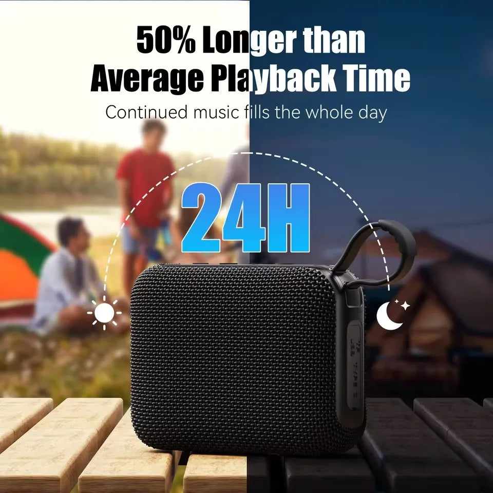 Bluetooth Speaker 10W — 30Hr Battery | IP7 Waterproof | TWS Outdoor & Shower Speaker