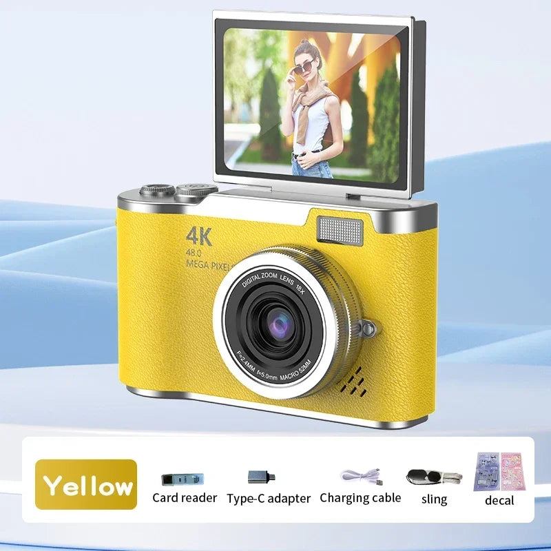 48MP Compact Digital Camera | LK003 & LK007 Models | Great for Kids, Teens & Beginners