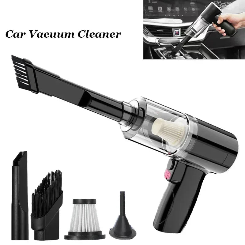 Mini Cordless Vacuum Cleaner — 2000Pa Strong Suction | Rechargeable | Car, Keyboard & Home