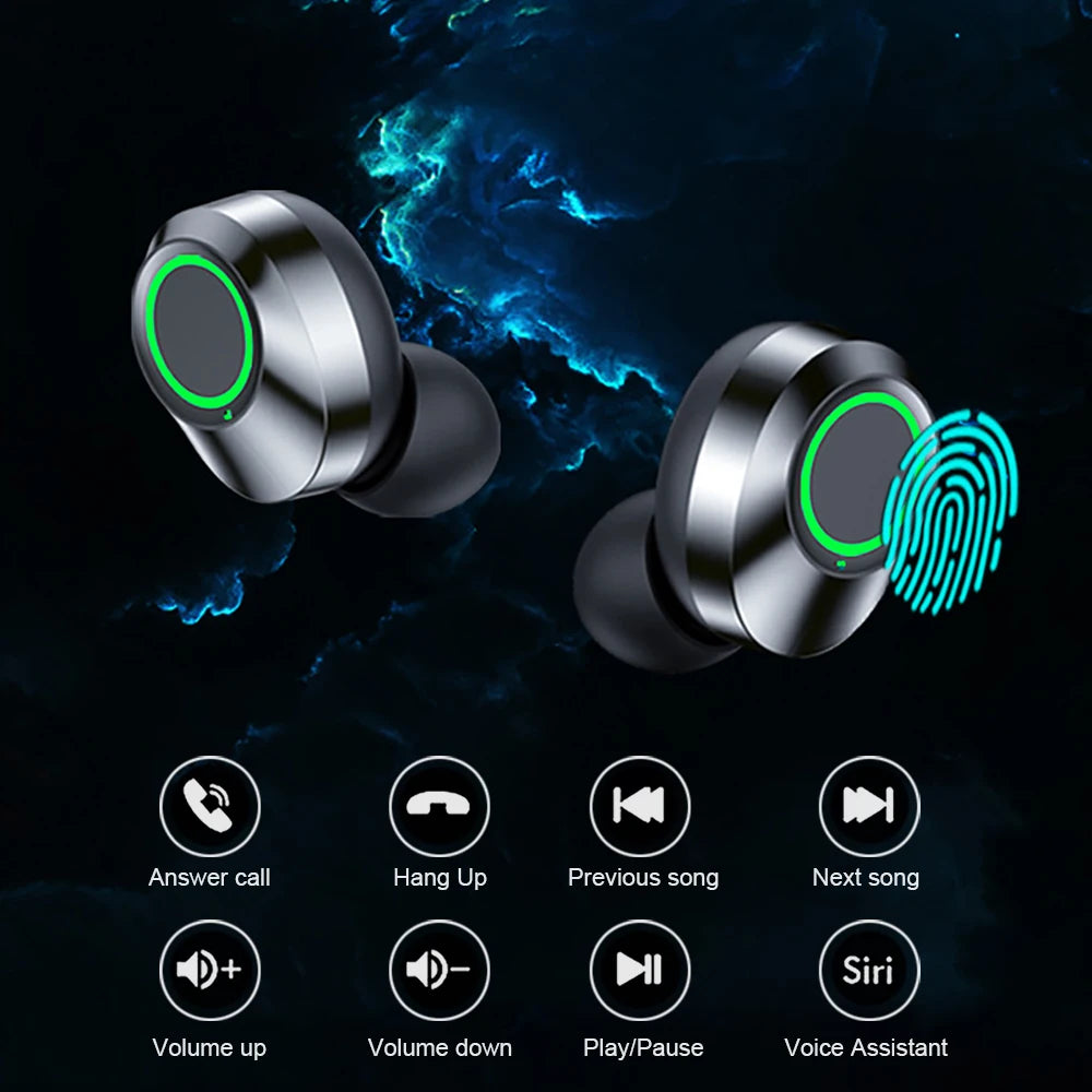 TWS Wireless Earbuds — Bluetooth 5.3 | HiFi Sound | Sport & Gaming | Siri & Google Assistant