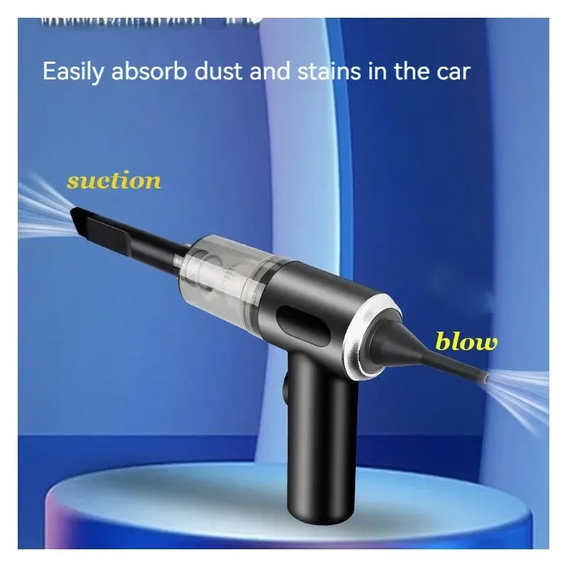 Mini Cordless Vacuum Cleaner — 2000Pa Strong Suction | Rechargeable | Car, Keyboard & Home